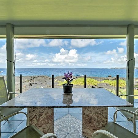 Direct Oceanfront, Big Island Home Keaau Ngoại thất bức ảnh