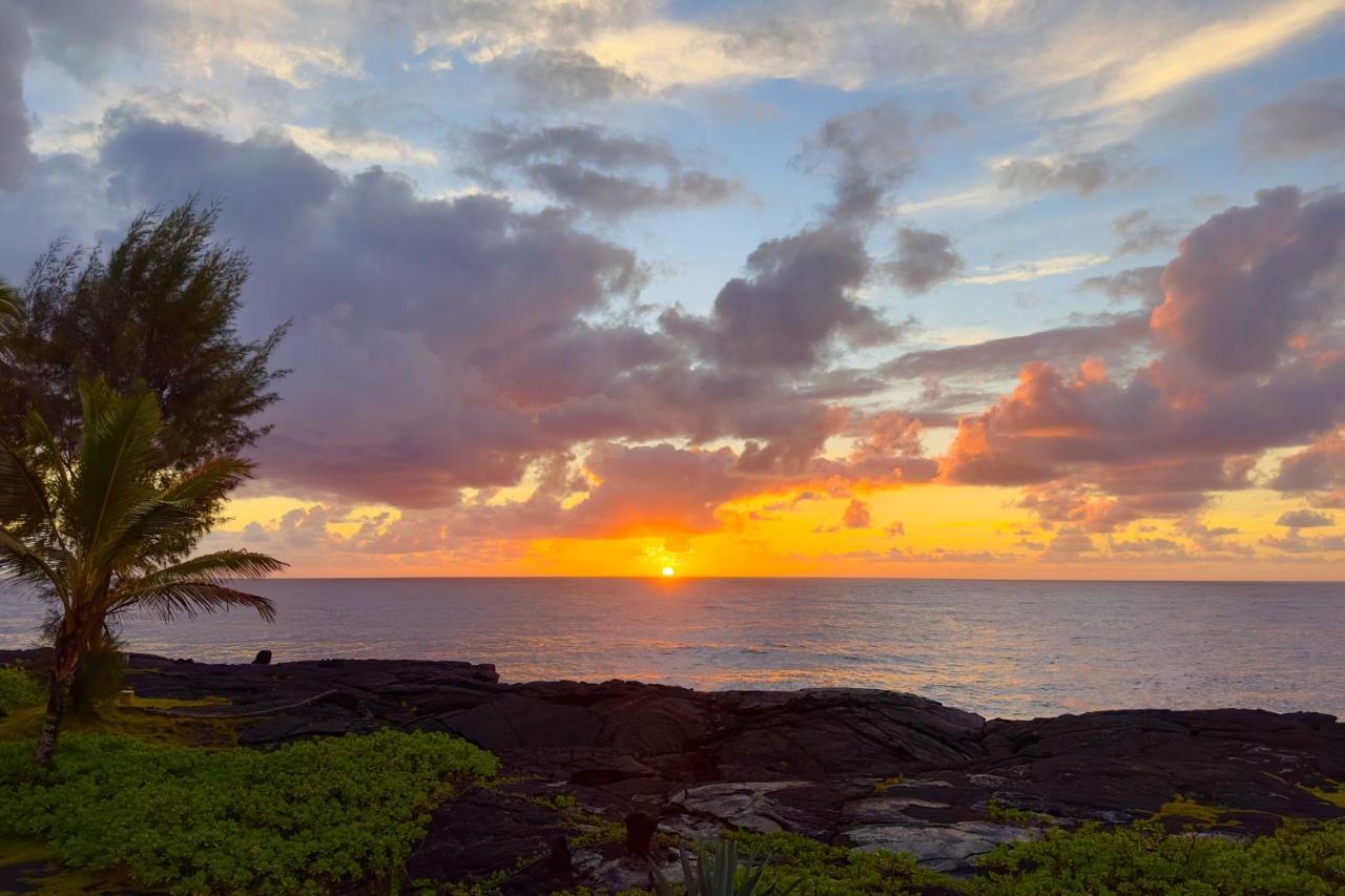 Direct Oceanfront, Big Island Home Keaau Ngoại thất bức ảnh