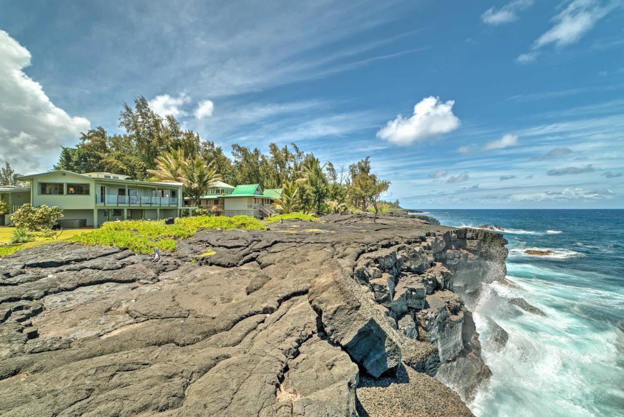 Direct Oceanfront, Big Island Home Keaau Ngoại thất bức ảnh