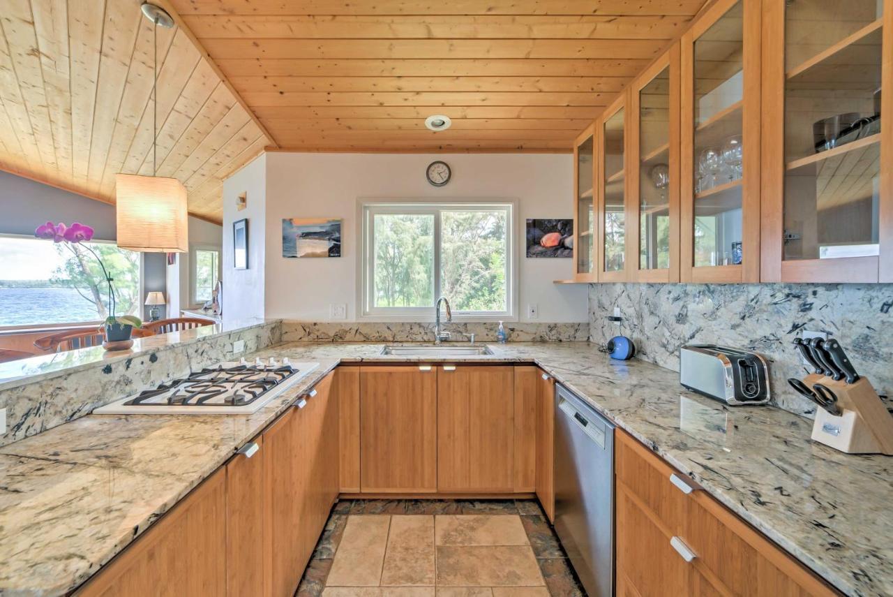 Direct Oceanfront, Big Island Home Keaau Ngoại thất bức ảnh