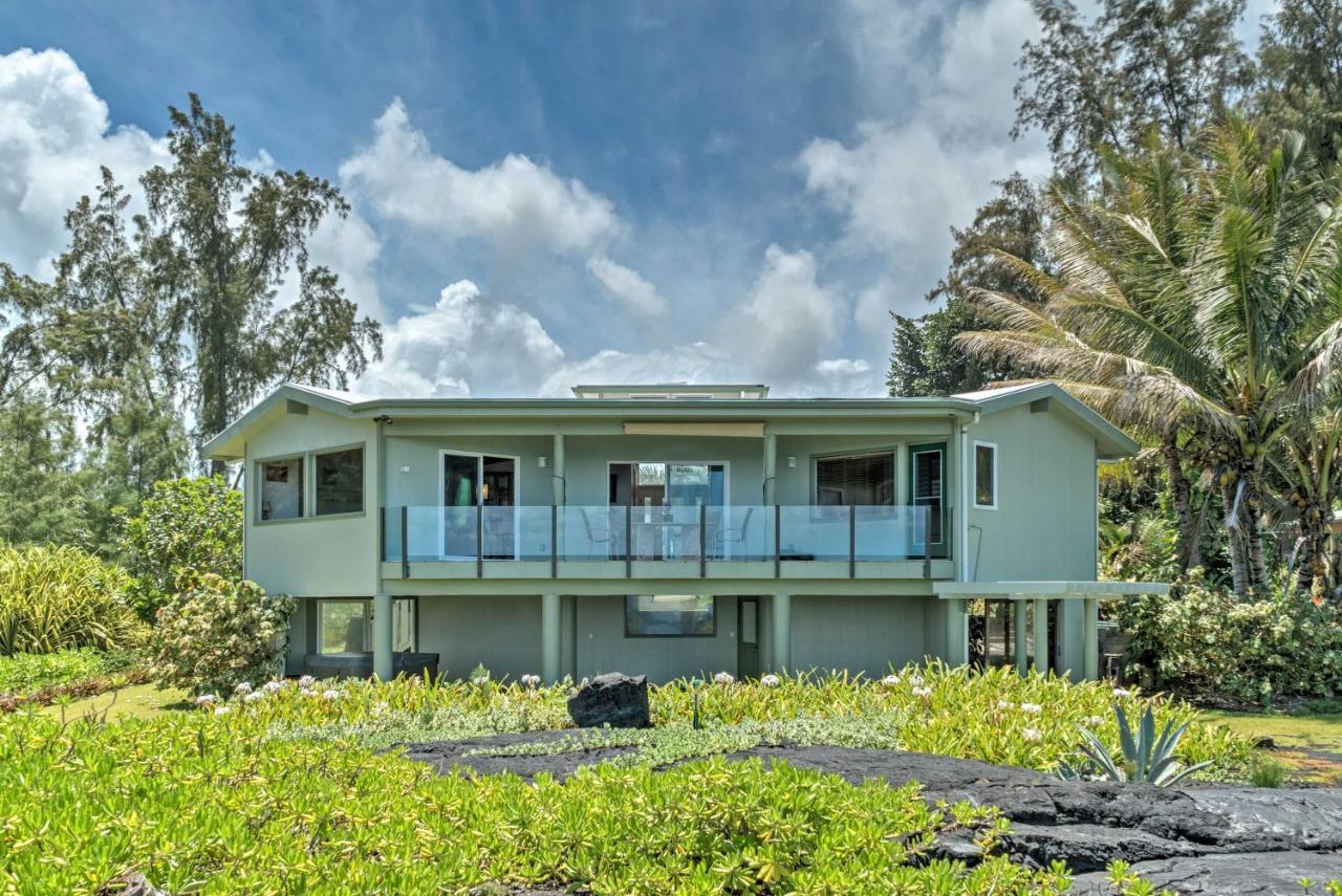 Direct Oceanfront, Big Island Home Keaau Ngoại thất bức ảnh