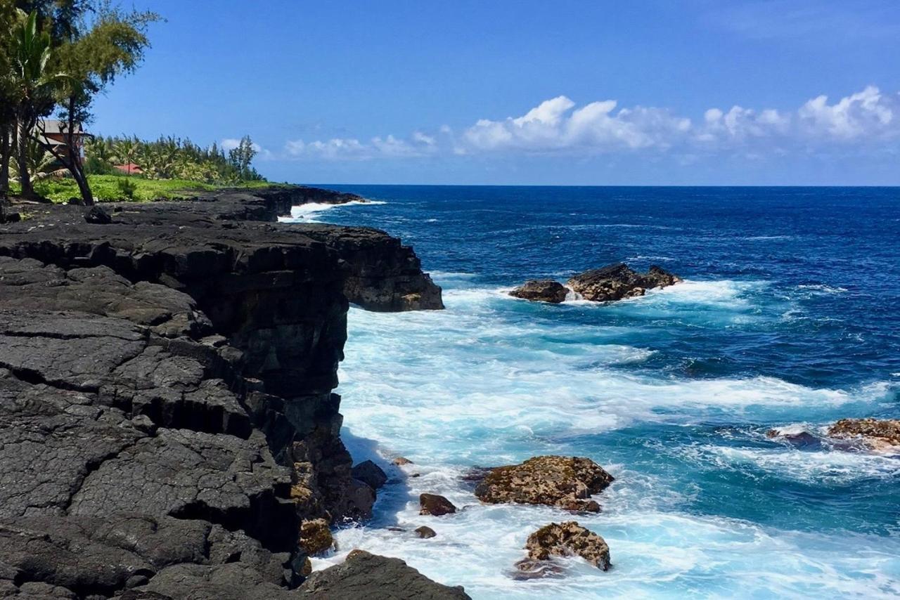 Direct Oceanfront, Big Island Home Keaau Ngoại thất bức ảnh